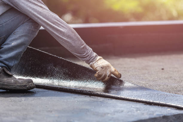 Professional Exterior Waterproofing technician working in Towaco, NJ